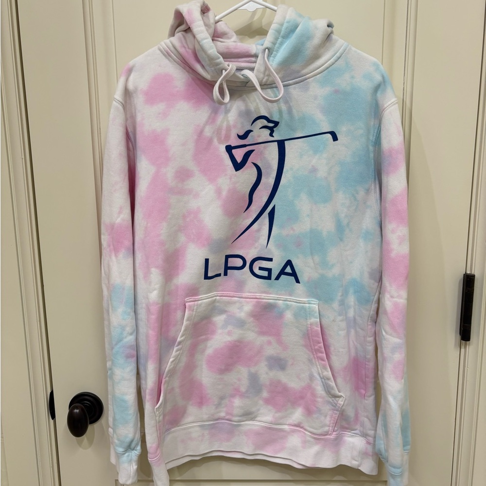 Women's Tie-Dye Hoodie with LPGA Logo